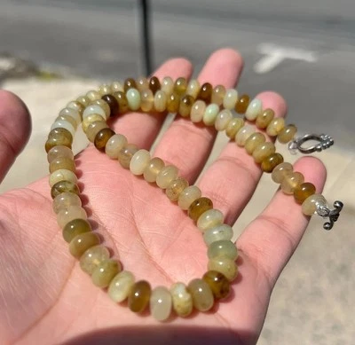 Wonderful Chinese Vintage Beaded Jade Necklace - Image 1 of 4