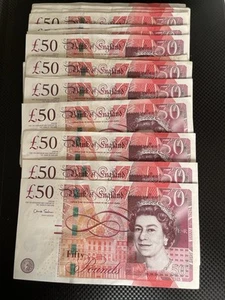 Old Fifty Pounds, £50 Notes, good condition - Picture 1 of 3