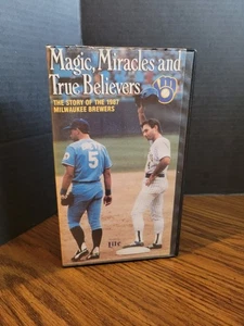 Magic Miracles And True Believers 1987 Milwaukee Brewers 13 Game Win Streak VHS - Picture 1 of 10