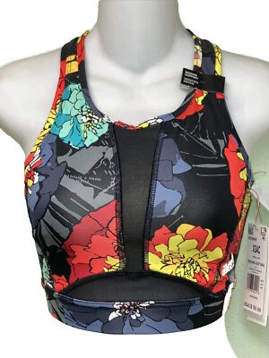 Adidas HE9849 Women’s Sports Bra Sz XS (A-C),Medium Support Multicolored Print N - Image 1 of 4