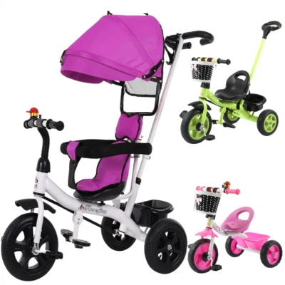 Kids Tricycle Bike Reverse Toddler Trike Ride-On Baby Prams Toy Stroller Gift - image 1 of 4