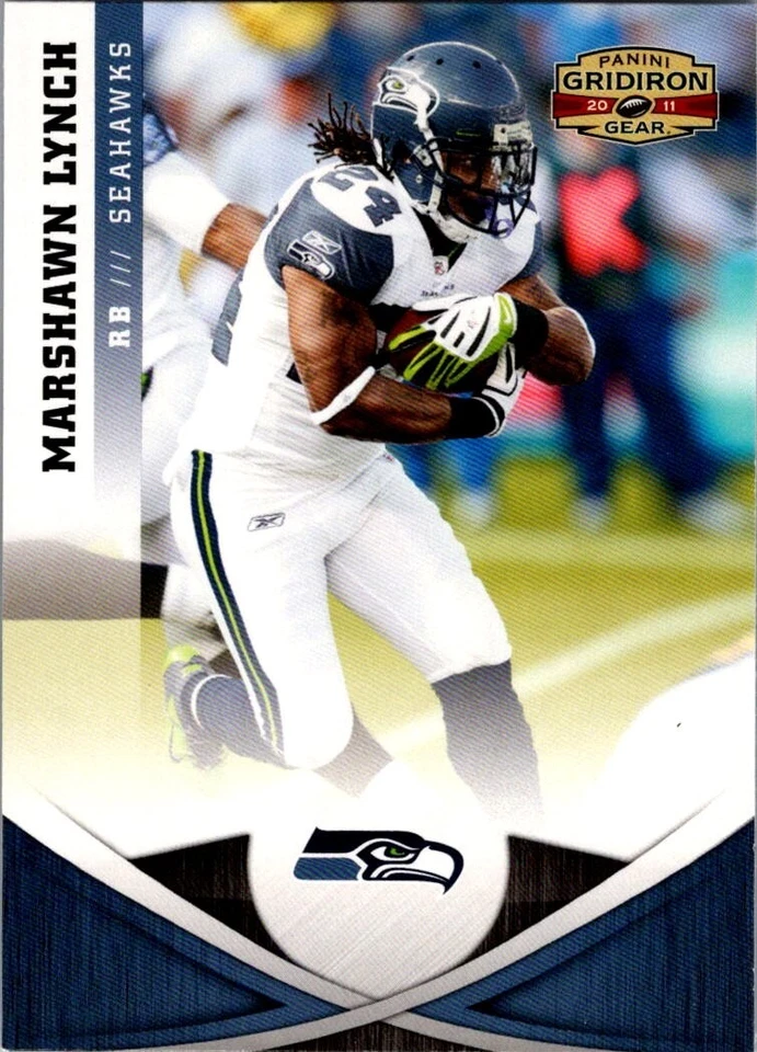 Marshawn Lynch 2011 Panini Gridiron Gear #125 Seattle Seahawks Football Card NFL - Image 1 of 2