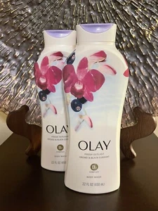 2 Bottles Olay Fresh Orchid & Black Currant B3 Complex Body Wash 22 fl oz Each. - Picture 1 of 1