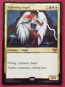Magic The Gathering FROM THE VAULT ANGELS FOIL LIGHTNING ANGEL FTV card MTG - Picture 1 of 2
