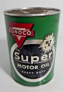 Conoco Super V Öldose voll Vintage - Bild 1 von 2