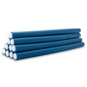 10x Papilotten Blau Lockenwickler Spirallocken Dauerwelle Curler Friseurbedarf