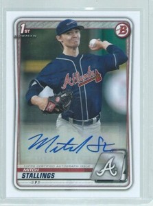 MITCH STALLINGS 2020 BOWMAN 1ST AUTO PROSPECT