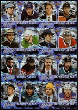 2021-22 Upper Deck MVP Before and After You Pick the Card Finish Your Set