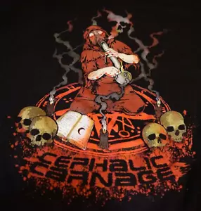 Cephalic Carnage Vintage T-shirt Size Extra Large Near Mint Owned By Alex Bouks - Picture 1 of 3