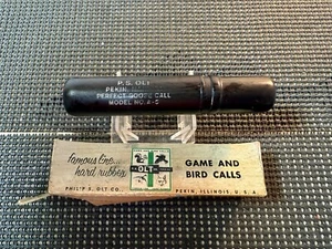 Vintage Philip S. Olt Model A-5 Perfect Goose Call, Early Model, NEW, Old Stock - Picture 1 of 4