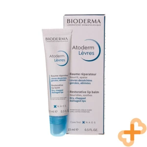 Bioderma Atoderm Restorative Lip Balm 15ml Dry Damaged Lips Regenerate Hydrate - Picture 1 of 12