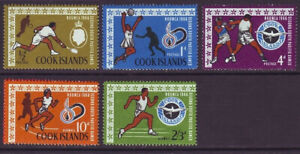 Cook Islands 1967 SC 175-178, C10-C11 MNH Set South Pacific Games