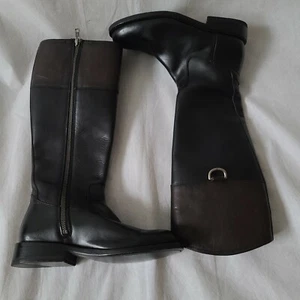Frye Damen kniehohe Lederstiefel UVP 398 $ - Bild 1 von 9