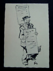 CPA  - illustrateur :  Elsen - &quot; L&#39;Homme Sandwich &quot;  / s&#233;rie &quot; Petits Passants &quot;