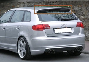 SPOILER ALETTONE POSTERIORE AUDI A3 8P 5 PORTE S-LINE STILE - Foto 1 di 1