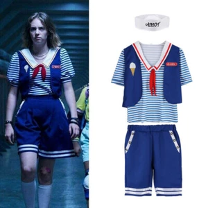 Stranger Things Robin Scoops Ahoy Cosplay Halloween Costume Uniform Fancy Dress - Picture 1 of 18