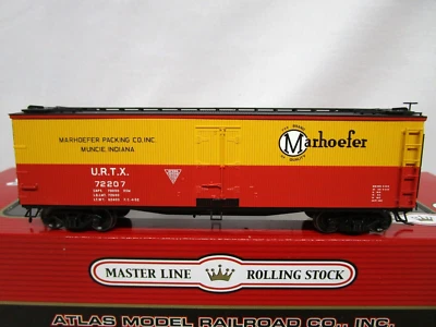 Atlas Master HO Scale URTX Marhoefer Packing 40' Wood Reefer Refrigerator NOS - Image 1 of 4