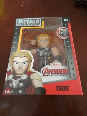 Boneco Metals Die Cast Thor Marvel Avengers Age If Ultron M60 4" 2016 novo lacrado - Imagem 1 de 4