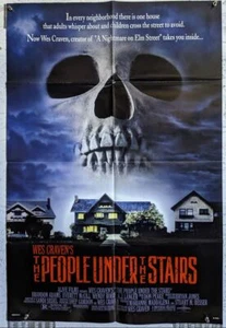 Wes Craven "The People Under the Stairs" Folded ORIGINAL DS 1991 Movie Poster - Picture 1 of 1