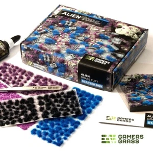 Gamer's Grass: ALIEN GRASS - Tuft Starter Box - Tufts Basing Kit Set - GGSB-A - Picture 1 of 5