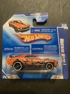 2009 Hot Wheels #144 Rebel Rides 8/10 70 FORD MUSTANG MACH 1 Orange Variant OH5s - Picture 1 of 1
