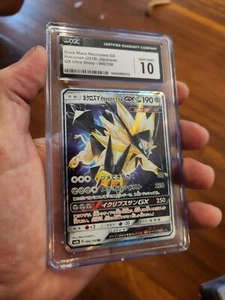 CGC 10 Gem Mint Japanese Dusk Mane Necrozma GX sm8b Ultra Shiny 086/150 Pokemon - Picture 1 of 3