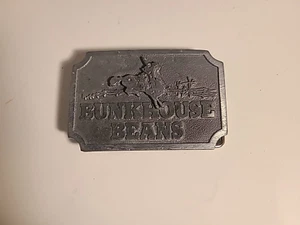 Bunkhouse Beans Company Cowboy Bucking Bronco HITLINE USA Belt Buckle - Picture 1 of 6