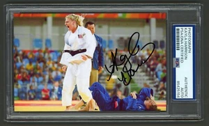 Kayla Harrison Signed Photo (PSA) Olympic Gold Judo MMA Womens UFC Fighter - Picture 1 of 2