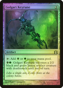 GOLGARI KEYRUNE (Foil) - MTG Return to Ravnica Foil Uncommon Artifact - Picture 1 of 1
