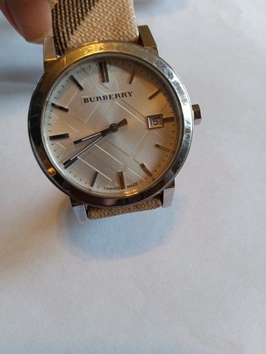 BURBERRY BU9022 Heritage Nova Check Orologio da donna 38 mm BATTERIA NUOVA