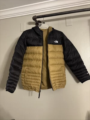 Chaqueta de nailon reversible de plumón The North Face para niños talla L precio de venta sugerido por el fabricante 149 USD Foto 1 de 4