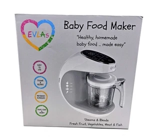 ELVA Fabricante de Alimentos para Bebés Procesador de Alimentos para Bebés Licuadora Molinillo Vapores y Mezclas Estéril - Imagen 1 de 4