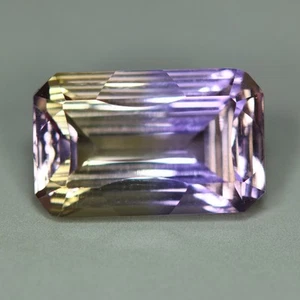 5.53 Cts_Gorgeous !! Excellent Cutting_100 % Natural Bi-Color Ametrine_Africa - Picture 1 of 3