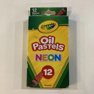 Crayones de neón Crayola Oil Pastels 12/paquete - Imagen 1 de 3