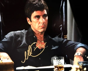 Autografo originale Al Pacino firmato [SCARFACE] 8x10" VERO con certificato di autenticità - Foto 1 di 3