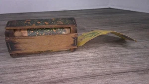 vintage souvenir mini wooden crate of oranges actually candy oranges w/ tag N - Picture 1 of 15