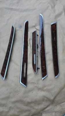 2005-2011 AUDI A6 S6 C6 CONJUNTO DE ACABAMENTO DE MADEIRA FABRICANTE DE EQUIPAMENTO ORIGINAL - Imagem 1 de 4