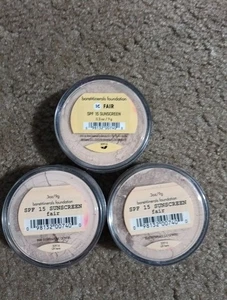 3x Bare Minerals Foundation SPF 15 sunscreen (Color Fair) 30916 - Picture 1 of 7