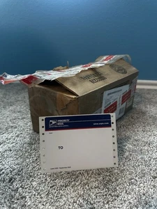 Etiqueta de correo prioritario de colección (1) USPS 2002 228 c graffiti sello superior azul - Imagen 1 de 2