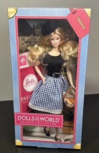 MATTEL BARBIE 2012 Dolls Of The World "FRANCE" PINK LABEL #X8420 - NEW IN BOX - Picture 1 of 8