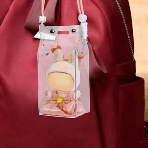 Doll Display Bag Transparent Doll Pouch for Mini Figure Figures Collectibles - Picture 1 of 4
