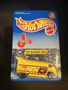 HOT WHEELS VW RACING BUS JIFFY LUBE Special Edition 1998 Drag Bus Yellow - Picture 1 of 1