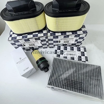 Oil Filter, Air Filter,Ac Filter For Maserati Ghibli Quattroporte Levante V6 V8 Foto 1 de 4