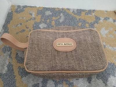 Bolso de Cosméticos/Acicalamiento Vintage Saks Fifth Avenue Tweed Foto 1 de 4