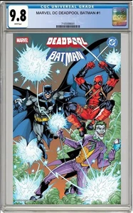 DEADPOOL/BATMAN #1 MARK BAGLEY FOIL VARIANT CGC 9.8 NM PRESALE 9/17 - Picture 1 of 1