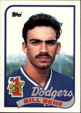 1989 Topps Los Angeles Dodgers Baseball Card #84 Bill Bene FDP