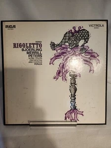 VERDI RIGOLETTO, PERLEA BJOERLING MERRILL PETERS - 2 LP VIC-6041 - Picture 1 of 4