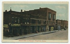 Ia ~ Farm Implements, Buggies, Undertaking Chariton Iowa c1909 Lucas Co Postcard