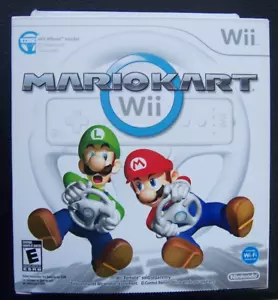 Caja exterior original para Nintendo Wii Mario Kart y volante *Solo caja* - Imagen 1 de 4