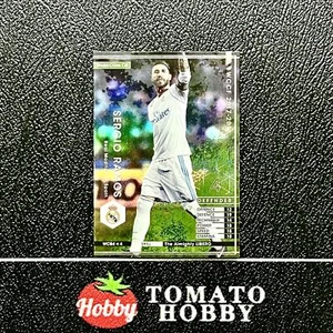 REFRACTOR PANINI SEGA WCCF 2017-18 SERGIO RAMOS CLASE MUNDIAL CB 4/4 REAL MADRID - Imagen 1 de 2